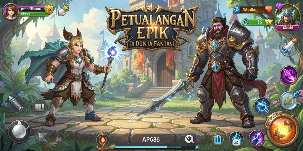 Tangkapan layar AP686 menampilkan aksi pertarungan yang mendebarkan.