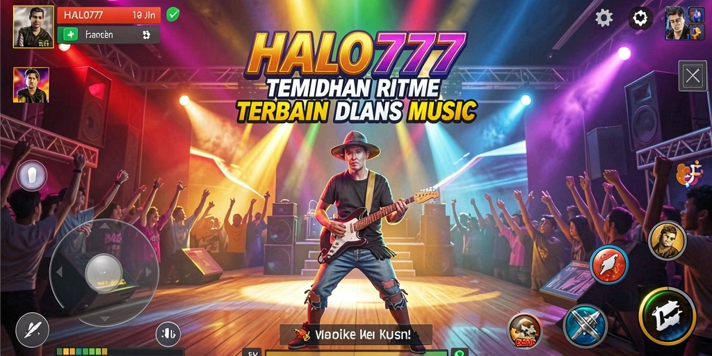 Gameplay seru dalam HALO777 yang menguji kemampuan mendengarkan musik.