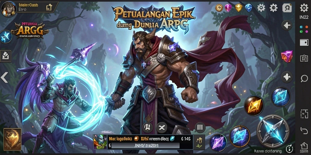 Tampilan gameplay epik dan grafis menawan dalam IN22.