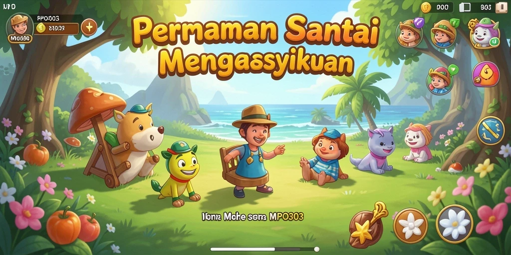 Gameplay MPO303 yang ceria dan menghibur.