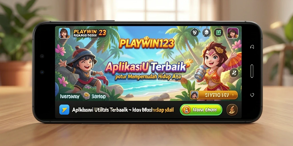 Tampilan utama PLAYWIN123 dengan fitur pengingat dan manajemen tugas.
