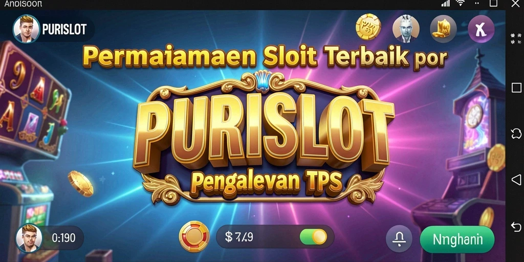 Tampilan gameplay menawan dari PURISLOT dengan efek visual yang memikat.