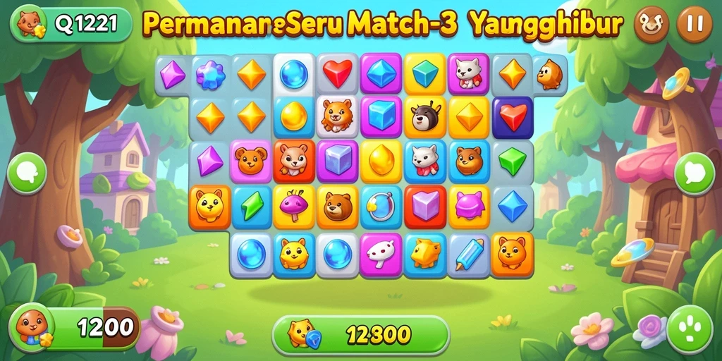 Gameplay seru dan penuh warna di QQ1221.