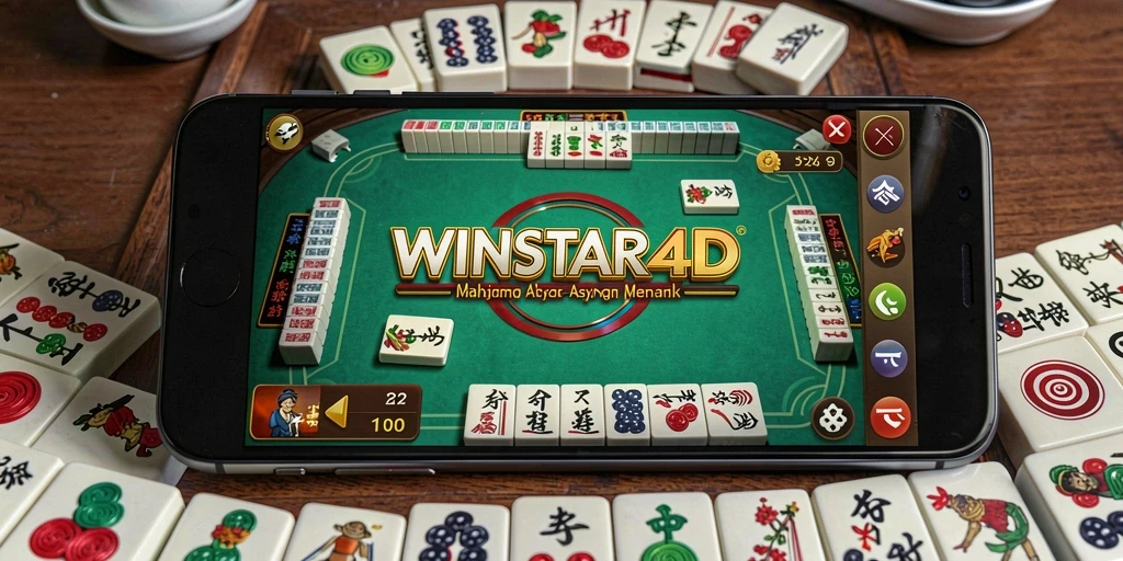Tampilan gameplay menarik dari WINSTAR4D dengan papan Mahjong.